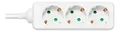 DELTACO Earthed power strip with 3 sockets, 1.5 m GT-0303