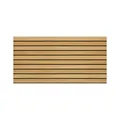 IZODEKOR Wandverkleidung Holz Styropor 3D Wandpaneele - Akustikpaneele Holzoptik Wanddeko für Küche, Badezimmer, Balkon, Schlafzimmer, Wohnzimmer, Küchenrückwand und Teras| Helles Holz, 100X50X2