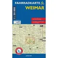 Fahrradkarte Weimar 1 : 50 000