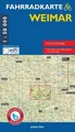 Fahrradkarte Weimar 1 : 50 000 Mit Erfurt, Kranichfeld, Jena, Bad Sulza und I...