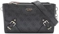 GUESS Hwqg8744720 Didi Mini Doppel Fach 4G Logo Tasche Aus Kohle