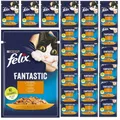Felix Fantastic Katzenfutter Huhn in Gelee Beutel 26x85g