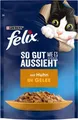 FELIX So gut wie es aussieht Katzenfutter nass in Gelee, mit Huhn, (26 x 85g)