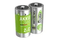 ANSMANN AG Akku C 2500mAh Baby NiMH 1,2V – 1000x wiederaufladbar (2 Stück) Akku 2500 mAh (1.2 V)