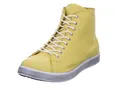 Andrea Conti Damen High Top Sneaker, Gelbgrün, 38 EU
