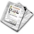 Bradas Abdeckplane verstärkt 100 6x8m, Transparent - Transparent