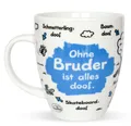 Sheepworld - Kaffee- Tasse "Ohne Bruder ist alles doof" 0,5l (45140) Geschenk