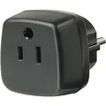 Brennenstuhl Reiseadapter USA, Japan/Schutzkontakt, Steckdosenadapter, schwarz