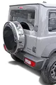 Edelstahl Reifencover passend für 205/70R15 kompatibel mit VW T5, Suzuki Samurai, Suzuki Jimny, Suzuki Vitara Reifenabdeckung Reifenhülle Reserveradabdeckung
