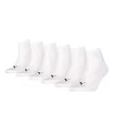 PUMA unisex Quarter Sportsocken Kurzsocken Socken 271080001 6 Paar, Farbe:Weiß, Menge:6 Paar (2x 3er Pack), Größe:43-46, Artikel:271080001-300 white