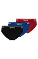 BOSS Slip Brief 3P Power (3-St) Elastikbund mit Logo