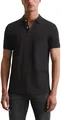 Marc OߴPolo Herren Kurzarm-Poloshirt mit Stretch-Anteil Shaped Fit, Schwarz (Black), XS
