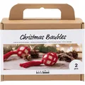 Bastelset Weihnachtskugeln Makramee