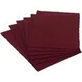 DII Basic Everyday Gerippte Tischset 100% Baumwolle Platzset 13x19 BlackBerry, 6-teilig
