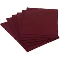 Basic Everyday Gerippte Tischset 100% Baumwolle Platzset 13x19 BlackBerry, 6t...