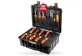 Wiha Werkzeugkoffer Basic Set L (45257) - 39 tlg., VDE-zertifiziert, Grundaustattung für Elektriker, robuste Aufbewahrung