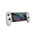 Mars Gaming MGPX, Bluetooth 5.0 Gamepad 2in1, RGB Neon, Dual Vibration und Turbo-Funktion, Smartphone-Halterung bis zu 6.8", Controller Kompatibilität PC, Android, iOS und Konsolen, USB-C, Weiß