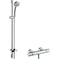 hansgrohe Brausenkombi Croma 100 Ecostat 1001 SL u. Brausestange Unica 27085000 (27085000)