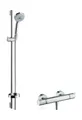 Hansgrohe Duscharmatur Croma Duschset Thermostat Brausegarnitur Mischbatterie