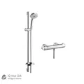 Hansgrohe Brausekombination Croma 100 Multi / Ecostat 1001 Unica SL 27085000