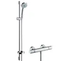 HANSGROHE BRAUSENKOMBI CROMA 100, COMBI 27085000 DUSCHARMATUR SET CROMA 100