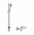 HANSGROHE DUSCHARMATUR SET CROMA 100 MULTI MIT THERMOSTAT DUSCHSYSTEM 27085
