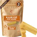 Wildfang® Yak-Käse Kauspielzeug Hund, Probierset (ca. 42g) für Hunde unter 10kg – Zahnpflege-Stick, Hart wie Himalaya Yak-Käse, Churpi-Stil Käse-Sticks, Hundeleckerli & Welpen-Training, 2er Pack