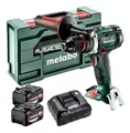 Metabo BS 18 LTX Impuls Akku-Bohrmaschine 2 x 4,0 Ah Akku Li-Ion in... 602191500