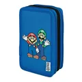 SCOOLI Super Mario Tripledecker 3 Fach Zipper Mäppchen Federmappe gefüllt neu