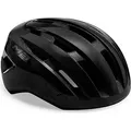 MET Miles MIPS Fahrradhelm – Trekking – Größe S/M – Schwarz glänzend - Schwarz