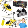 Syma S107g Rc Helikopter Żółty Led Gyroscope Stabilizacja Latający