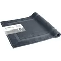herzbach home Badvorleger 100% Baumwolle | Duschvorleger | 1.000 g/m² | Saugfähig | Waschbar (Anthrazit, 60 x 100 cm)