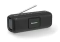 Karcher DAB Go tragbarer Bluetooth Lautsprecher & Digitalradio DAB+ / UKW Radio mit 2, 4" Farbdisplay/Wecker / 5 Watt Stereo-Sound/USB-C/Akku, Schwarz