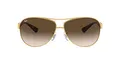Ray Ban Unisex Sonnenbrille RB3386, Gr. X-Large (Herstellergröße: 67), Mehrfarbig (Gestell: Gold/Havana, Gläser: Braun Verlauf 001/13)