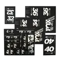 2019 FOX Heritage Decal Kit Fork & Shock | bis MY20 | Chrome