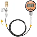 VEVOR digitales Hydraulikdruck Testkupplungsset, 10000 PSI Druckmessgerät Manometer Tester mit 1 Manometer & 1 Testkupplung & 1 Schnellkupplung & 1 Schlauch für Bagger Baumaschinen