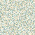 Veronica Blumenmuster Tapete Blau Grün Grandeco LD3009 Land Blumen