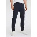 BOSS ORANGE Chinohose tapered mit BOSS Logo hinten blau 34
