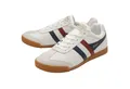 Gola Harrier Leder weiss/navyblau/rot Herren Sneaker