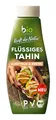 biozentrale flüssiges Tahin | 310 g | vegan & glutenfrei | in der Squeezeflasche, schütteln & fertig | Proteinquelle | Sesampaste als Topping für Bowls oder zum Verfeinern von Dips