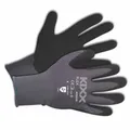 KIXX Flex Handschuhe für die Gartenarbeit Grau/Schwarz Größe 10 Nylonhandschuhe