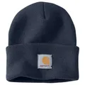 Carhartt® A18 Rippstrickmütze, Unisex Pudel Beanie bequem und warm A18 farbig