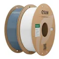 eSUN PLA Filament 1.75mm, Basic 3D Drucker 2KG, Grau+Kaltes Weiß 
