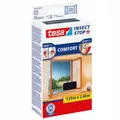 TESA Moskitonetz mit Klettverschluss für hohe Fenster, 1,2 x 2,4 m