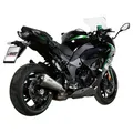 MIVV Delta Race Auspuffsystem mit EG-BE Carbon, Schwarz, Edelstahl