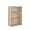 KOMTO Regal 60 cm breit Sonoma Eiche - Bücherregal mit 3 Ebenen und Höhenverstellbare Regale, Standregal, Aufbewahrungsregal | Bookshelf Lumo 60 x 90 x 24 cm (BxHxT)