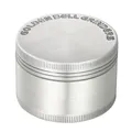 LIHAO Pollen Grinder Crusher für Spice,Kräuter,Gewürze,Herb,Kaffee 4-teiliges Set mit Pollen Scraper (Silbrig)