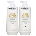 Goldwell Rich Repair 2 x 1000 ml Shampoo für strapaziertes Haar Set