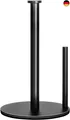Schwarzer Küchenrollenhalter freistehend, OBODING, schwarzer 