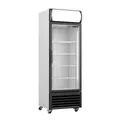 SARO Kühlschrank mit Glastür + Werbetafel, GTK 370 453-1004 , Maße (L x B X H): 610 x 610 x 1973 mm